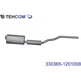 Глушитель+резонатор УАЗ 330365 ЕВРО-4 (дв. ЗМЗ 4091)грузовой 