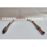 Трубка тормозная Иномарки медная  45 см (Азия) Д10*1 (развальцовка 
